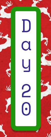 Gift box for day 20.